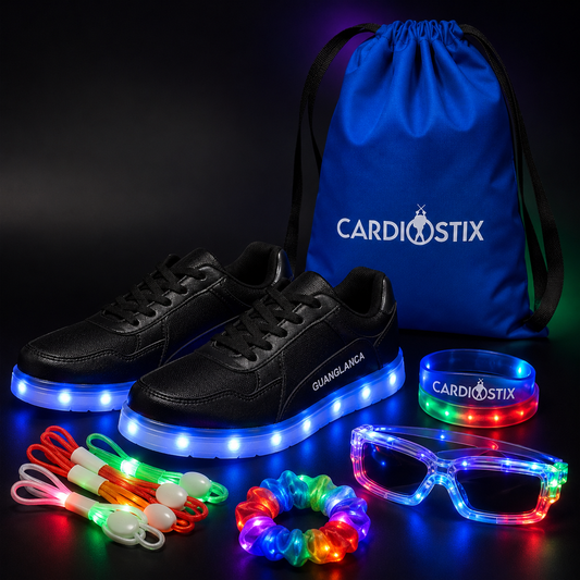 Rechargeable Lighted Shoes Bundle — Read Description, Order Larger If Unsure