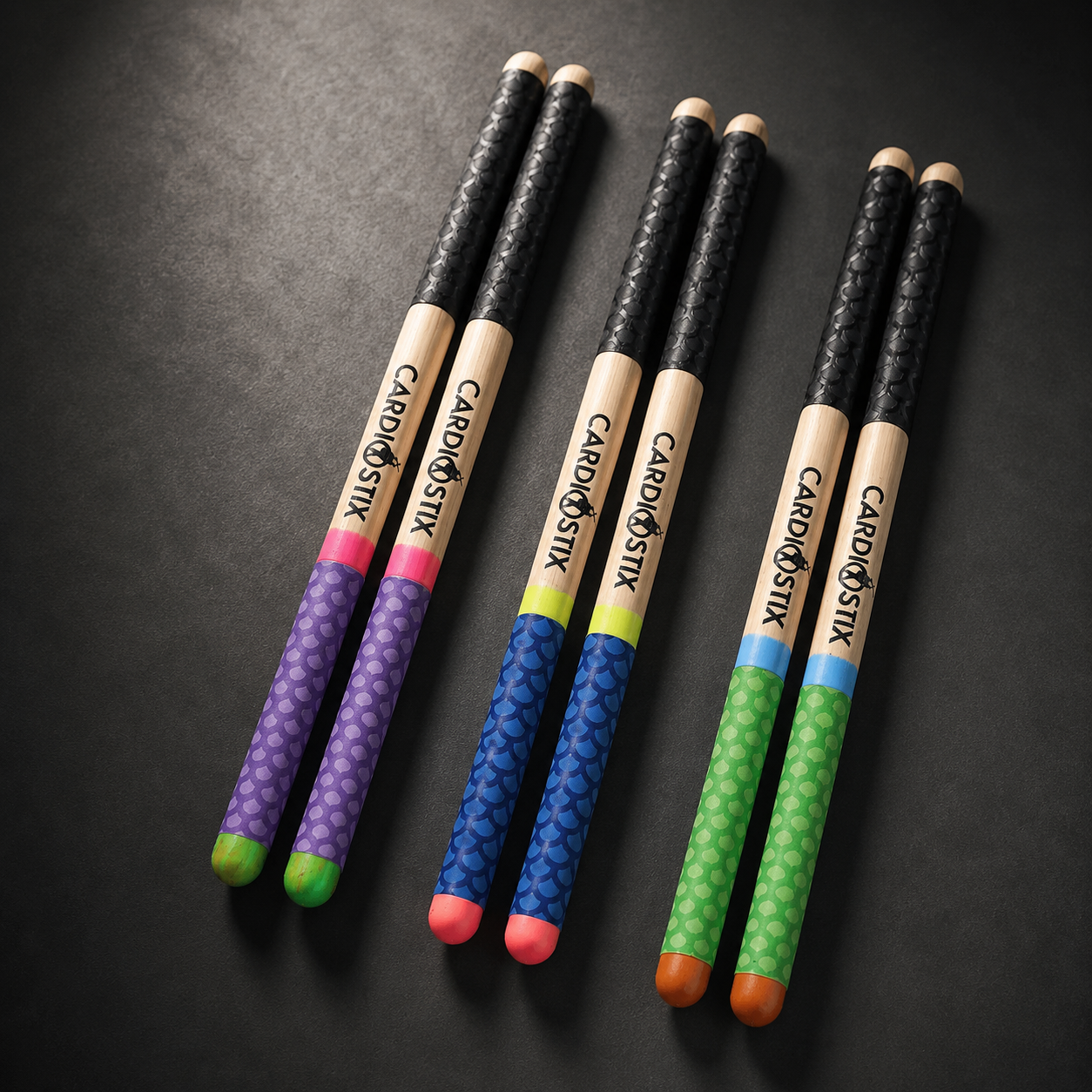 Premium Weighted Rainbow Drumsticks