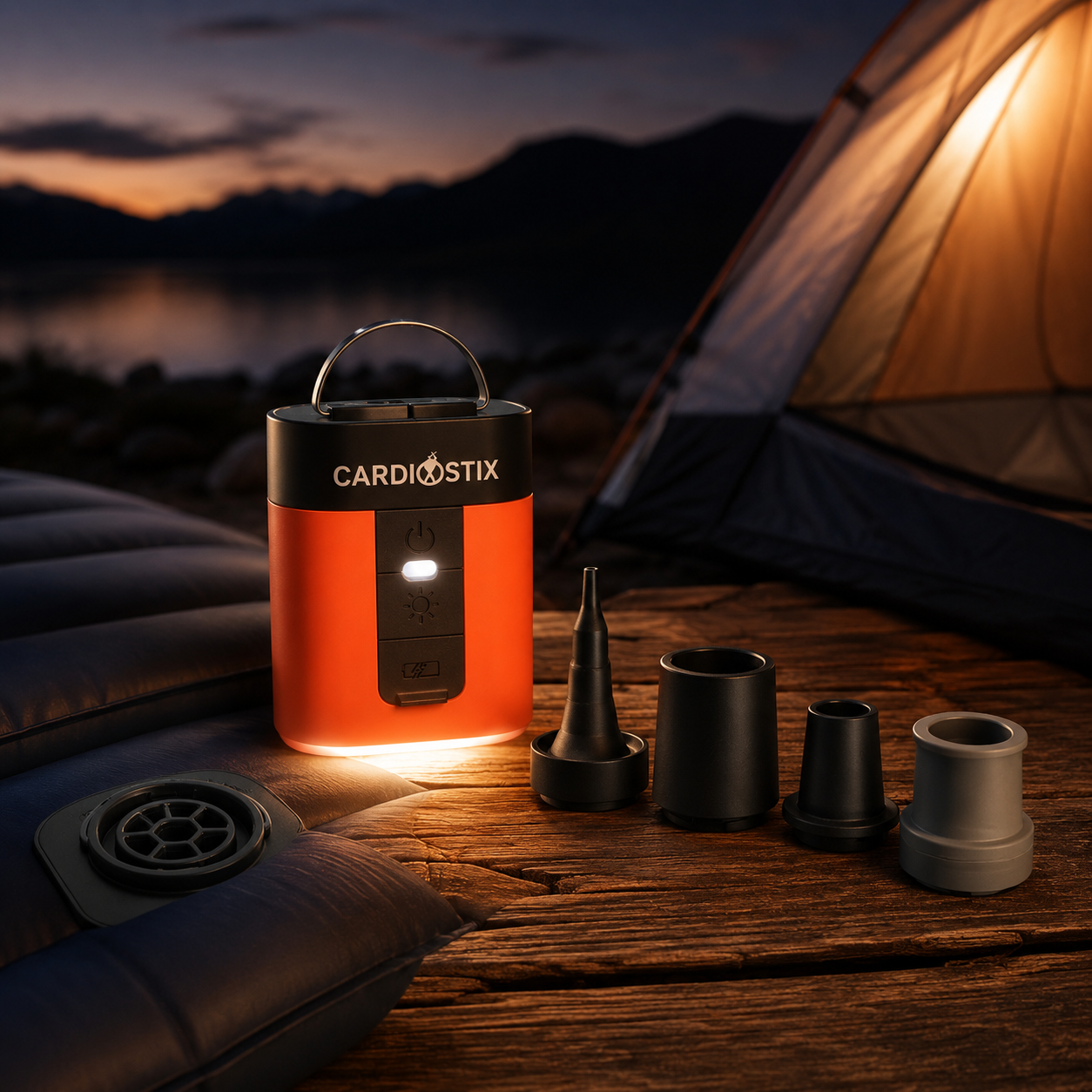 Mini Rechargeable Air Pump — Inflate / Deflate / LED