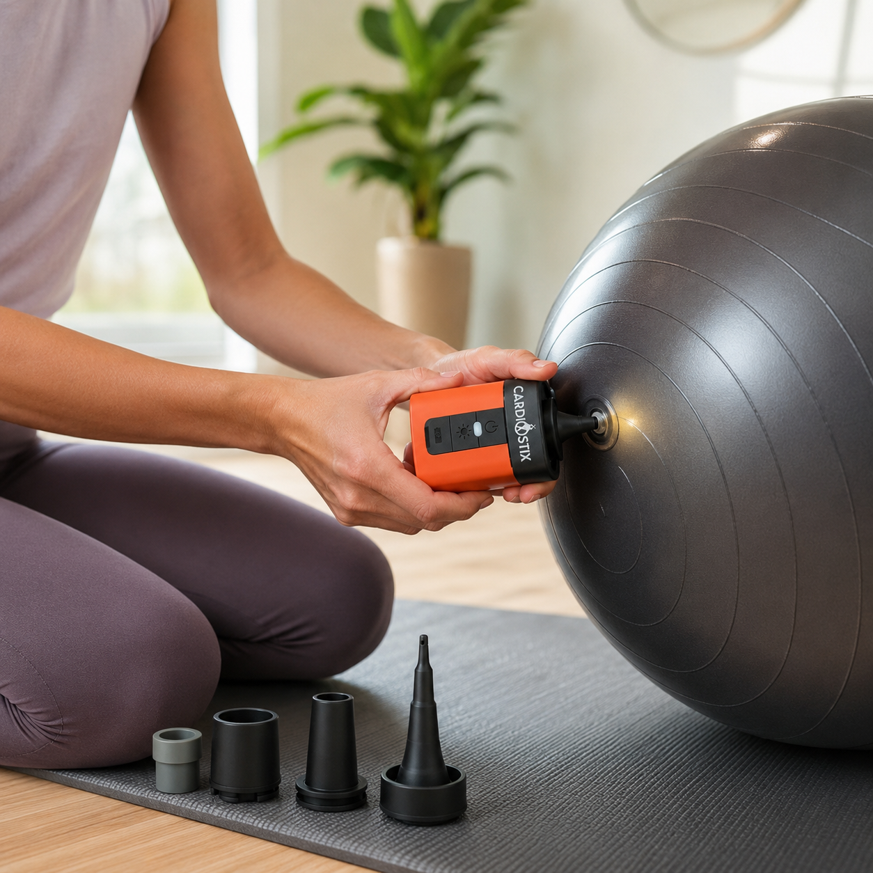 Mini Rechargeable Air Pump — Inflate / Deflate / LED