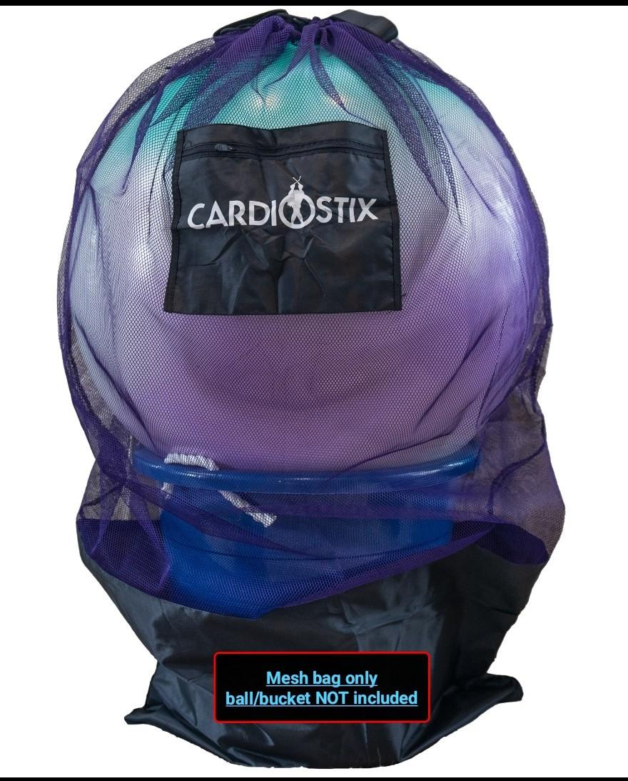 CARDIOSTIX CARDIO DRUMMING BUCKET BALL HAULER (this is the mesh bag only!)
