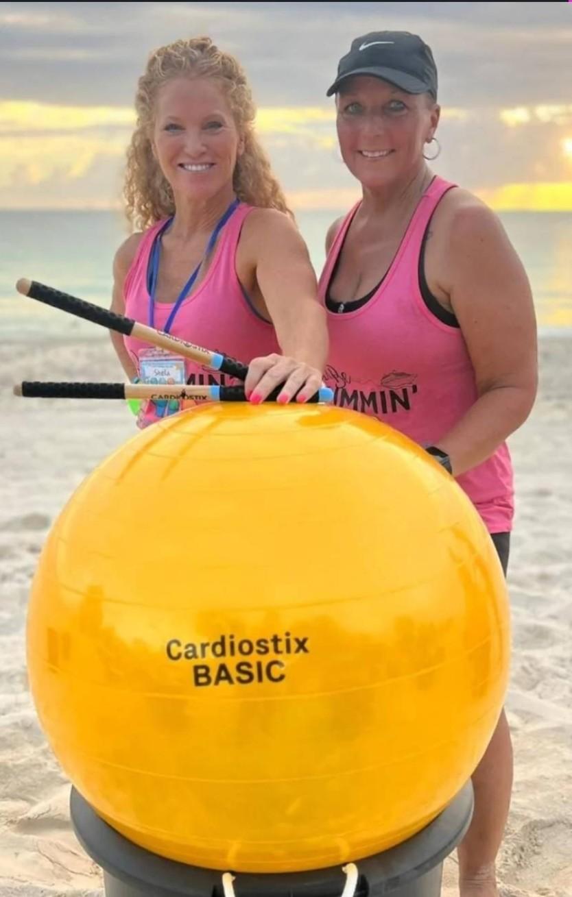 PREMIUM WEIGHT &quot;DESIGNER&quot; DOUBLE GRIP DRUMSTICKS 1 PR. W/BAG