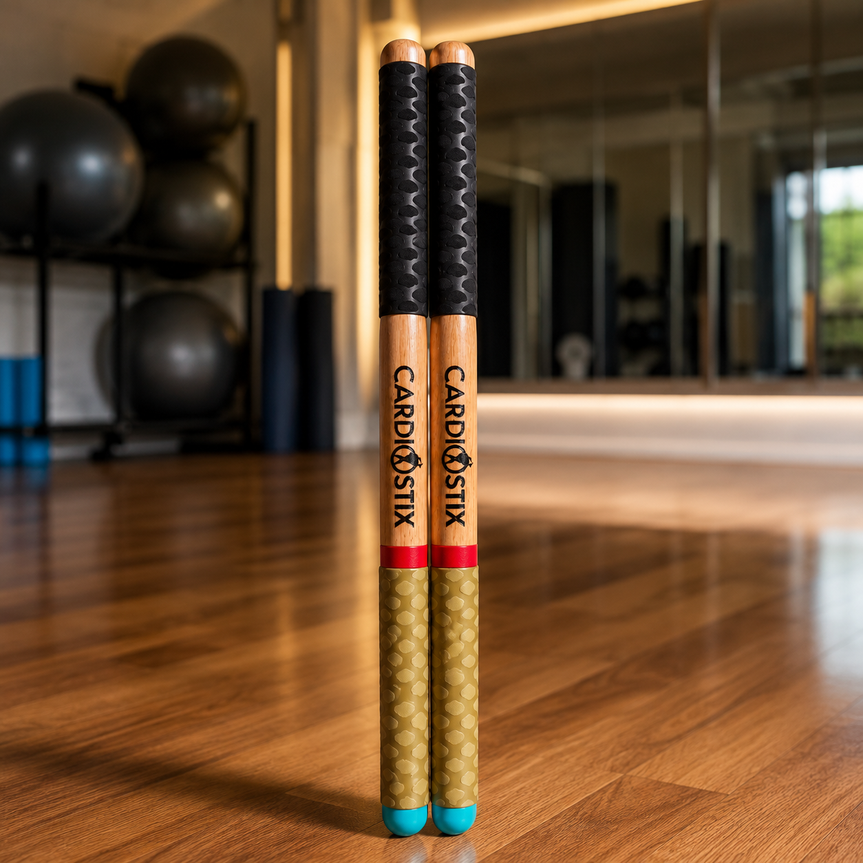 Premium Weight Dark Wood Collection — Sticks Only with Bonus "I drum for fun" Decal