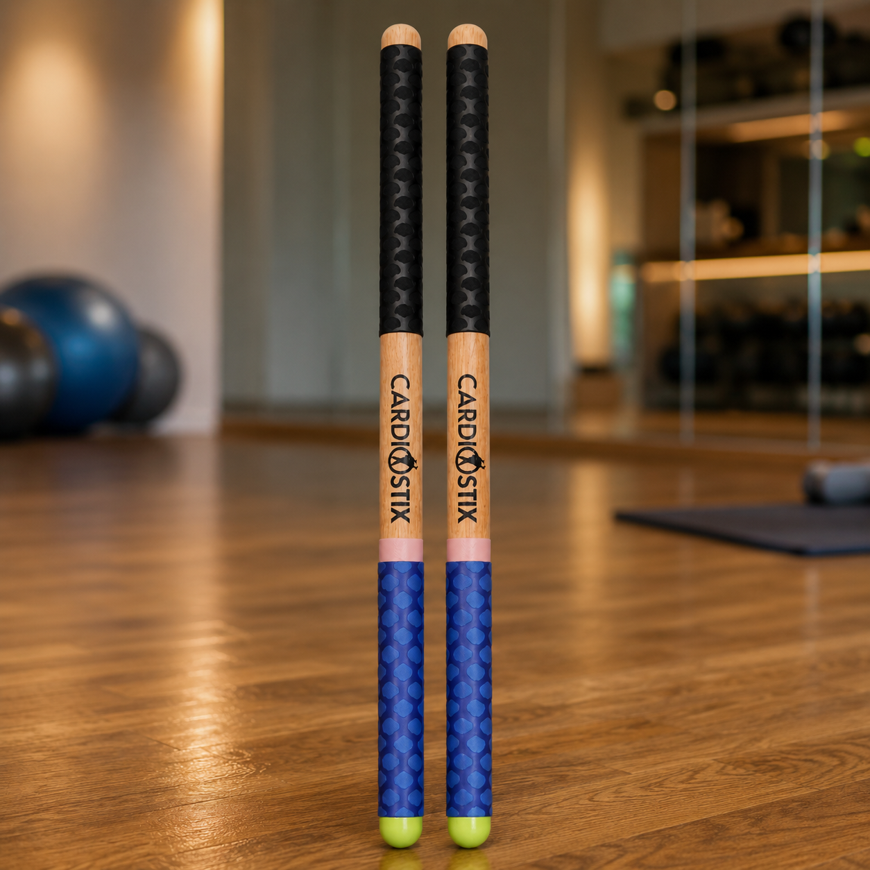 Premium Weight Dark Wood Collection — Sticks Only with Bonus "I drum for fun" Decal