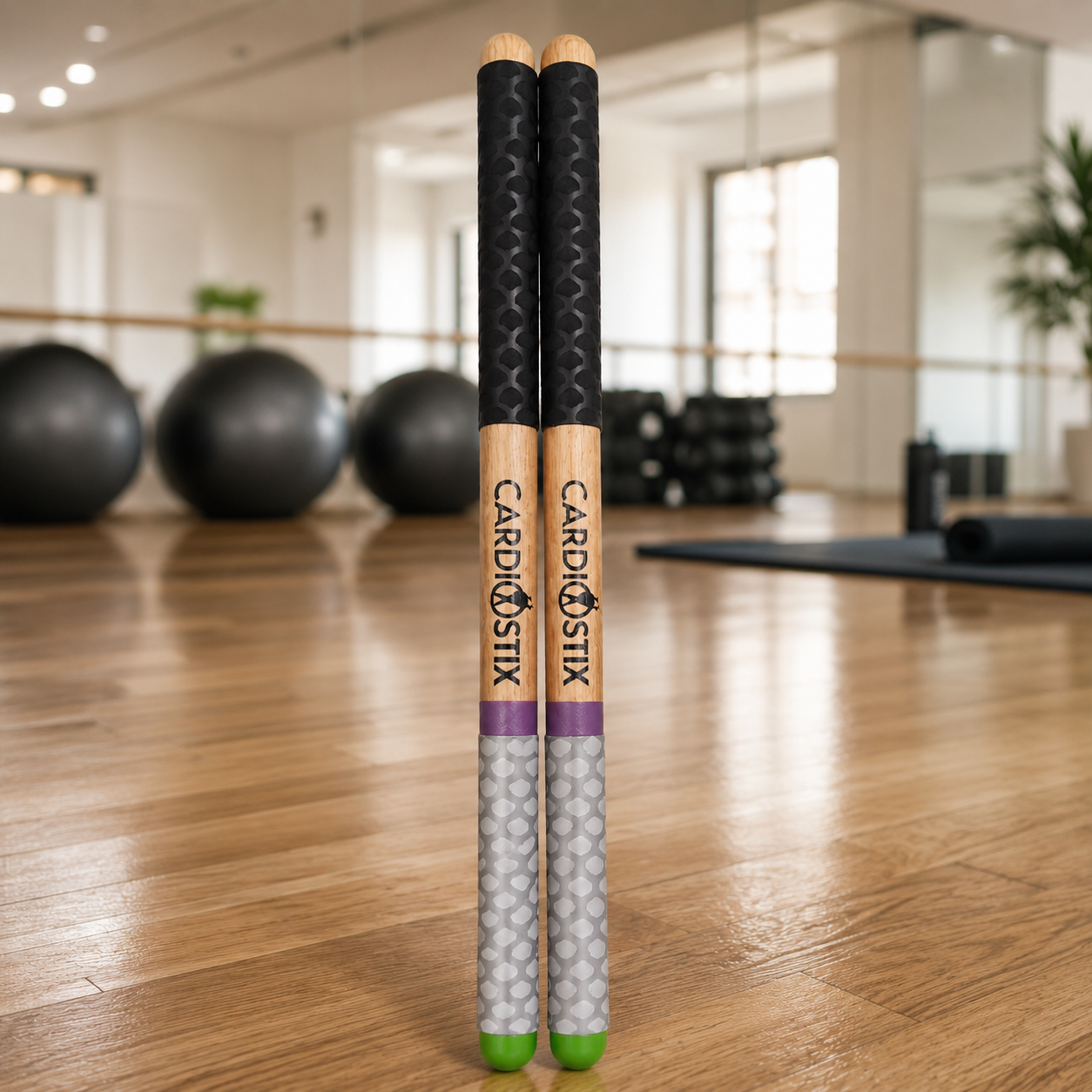 Premium Weight Dark Wood Collection — Sticks Only with Bonus "I drum for fun" Decal