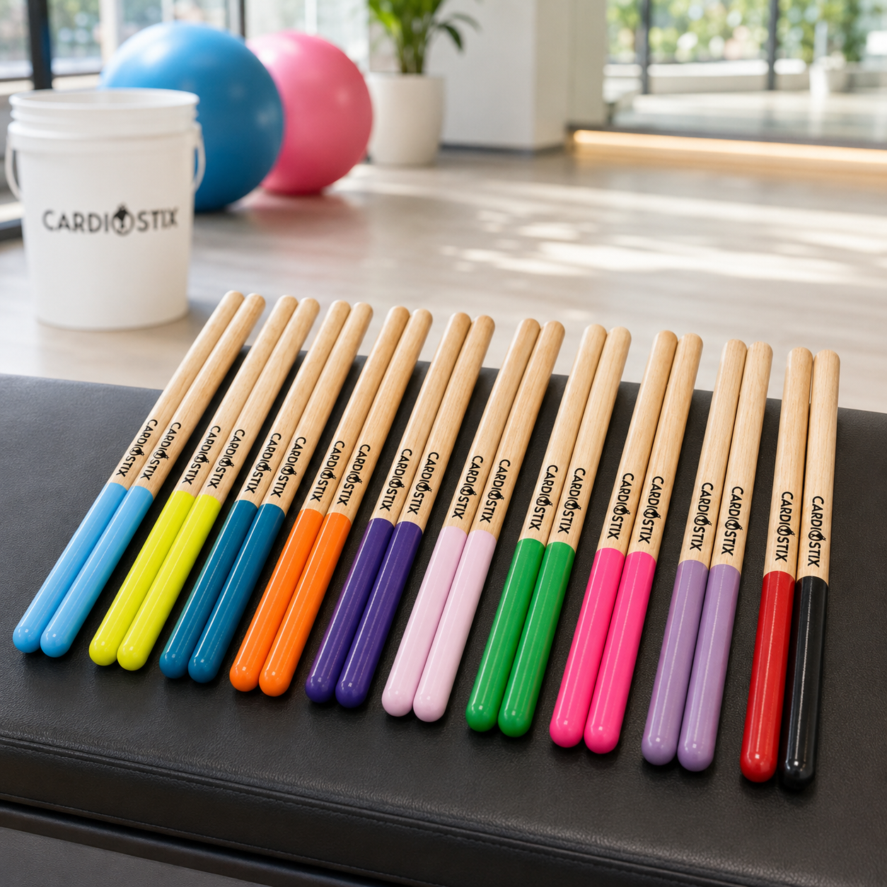 Premium Weighted Drumsticks — 8oz, You Choose Grip Type