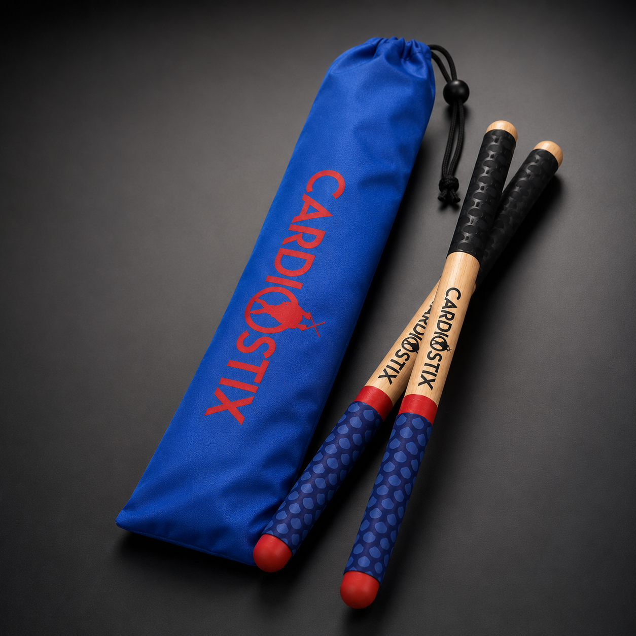 Premium Double Grip Red, White & Blue Collection - Bag Included