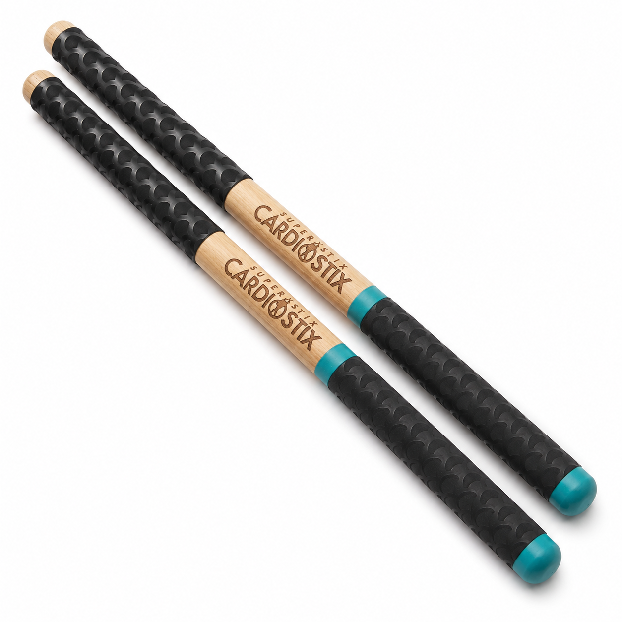 Superstix Premium Double Grips with Bonus Grip — Sticks Only or choose combo w/ball