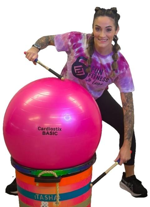 PREMIUM WEIGHT &quot;DESIGNER&quot; DOUBLE GRIP DRUMSTICKS 1 PR. W/BAG