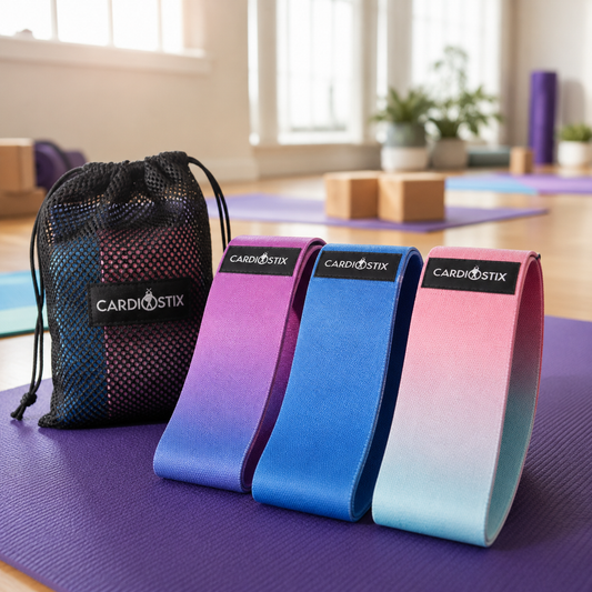Tie-Dye Resistance Bands with FREE Carry Bag