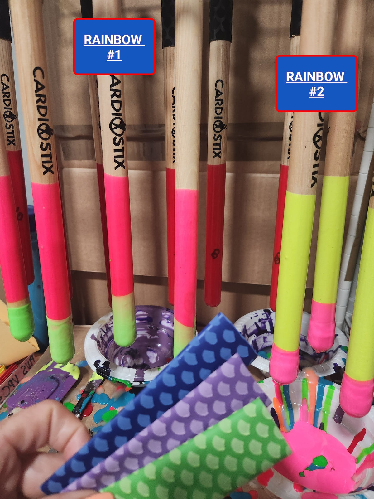 PREMIUM WEIGHTED RAINBOW STICKS or CHOOSE DRAWSTRING BAG