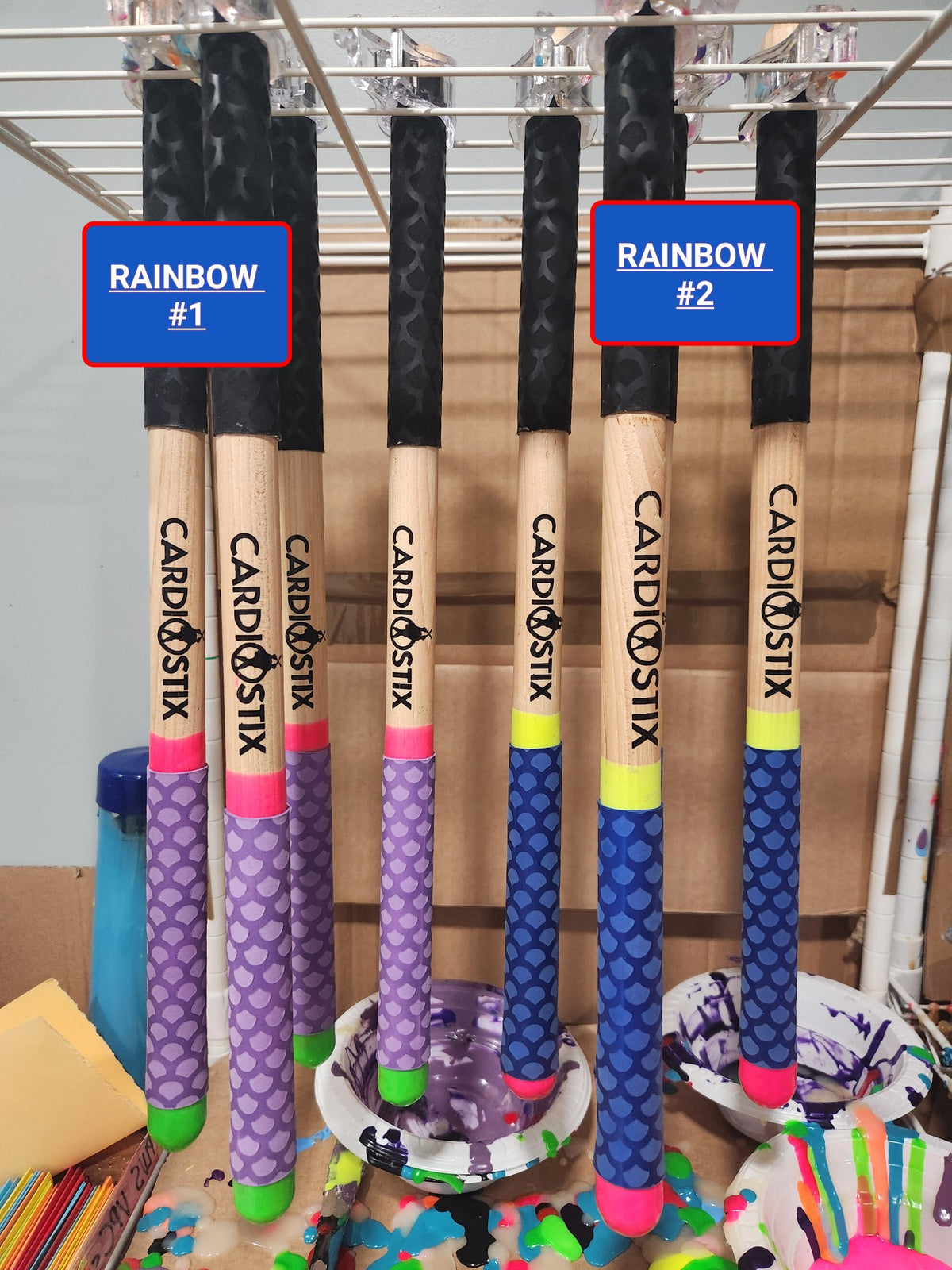 PREMIUM WEIGHTED RAINBOW STICKS or CHOOSE DRAWSTRING BAG