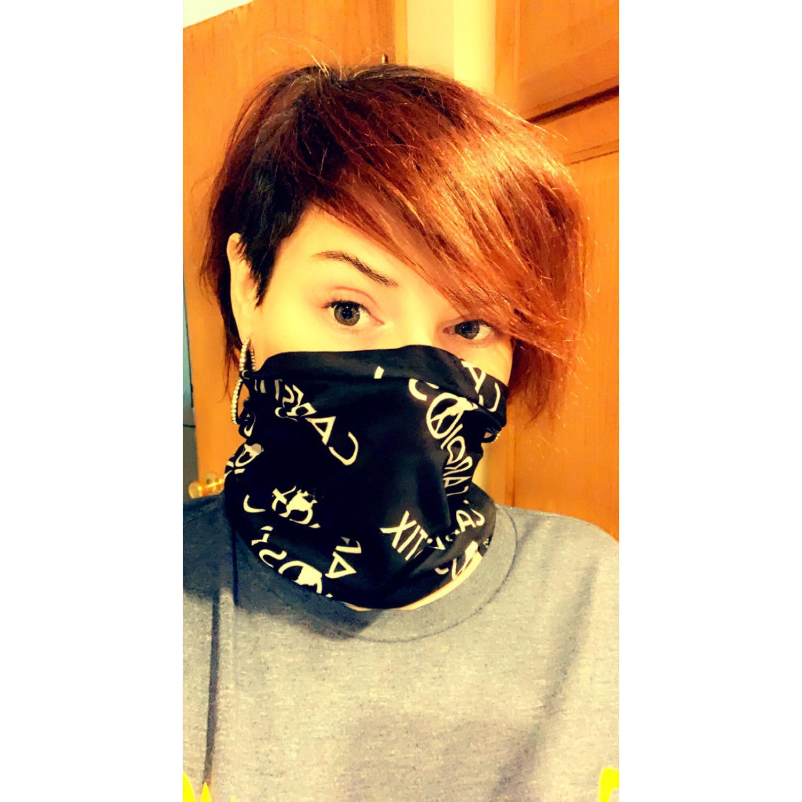 Headband worn as 4