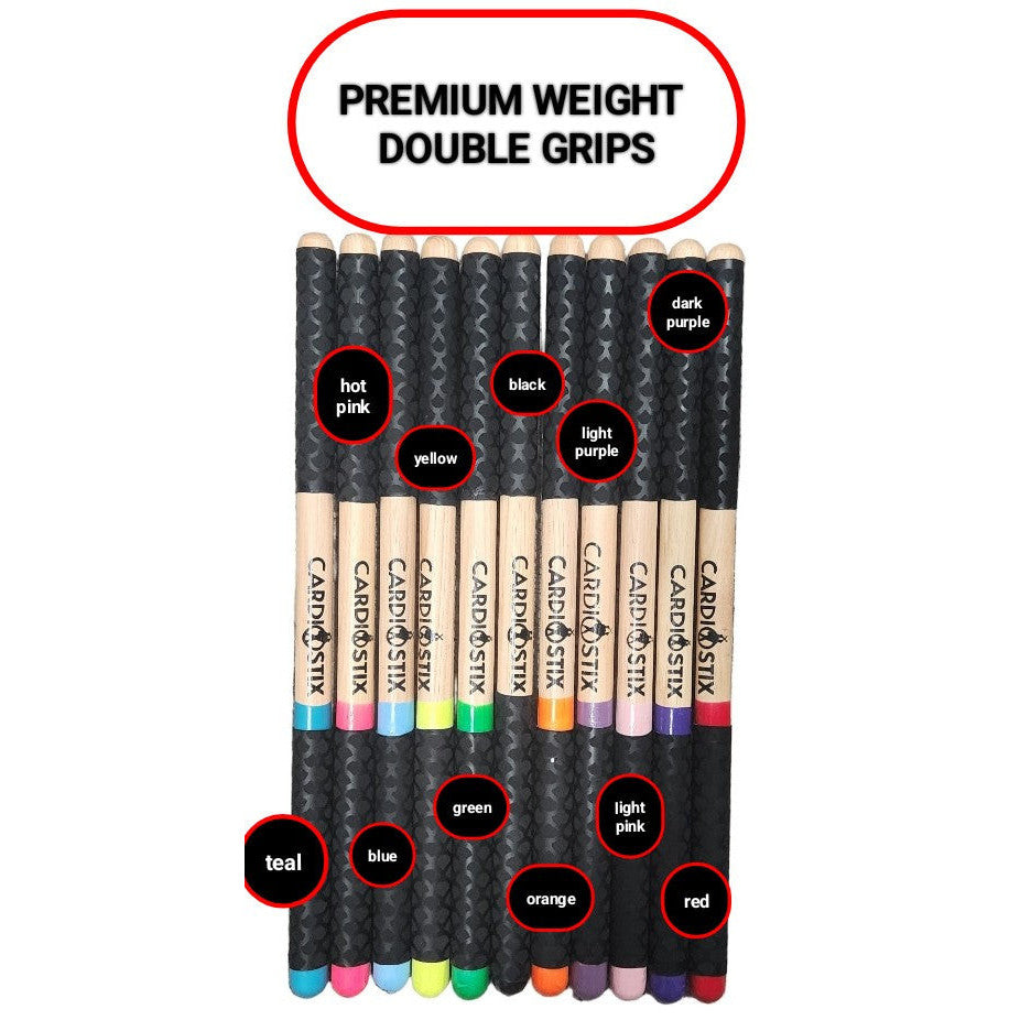 Premium weighted drumsticks color option 19
