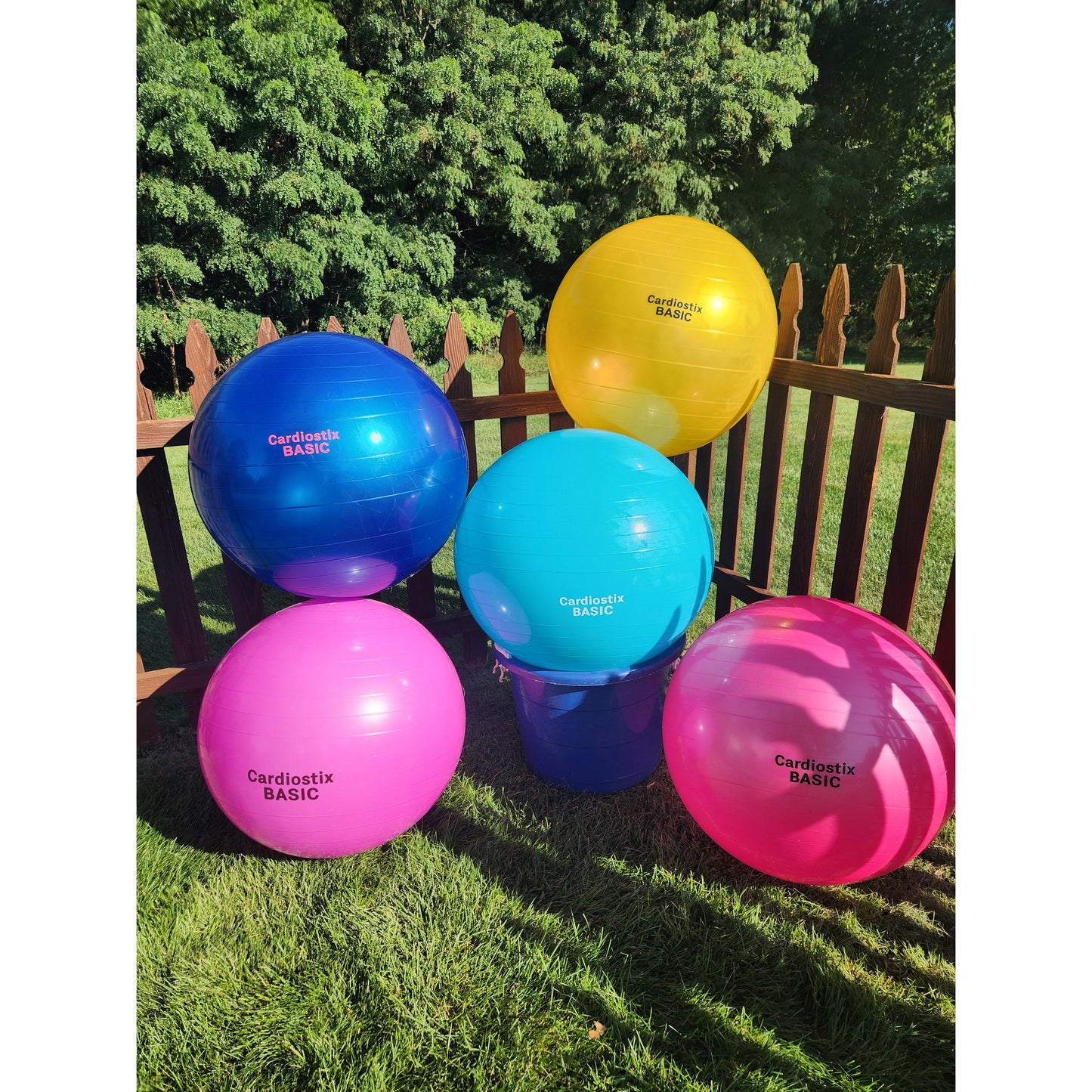 65cm basic yoga ball for cardio drumming