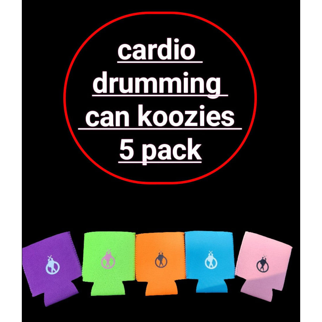 Cardio drumming koozie color option 2