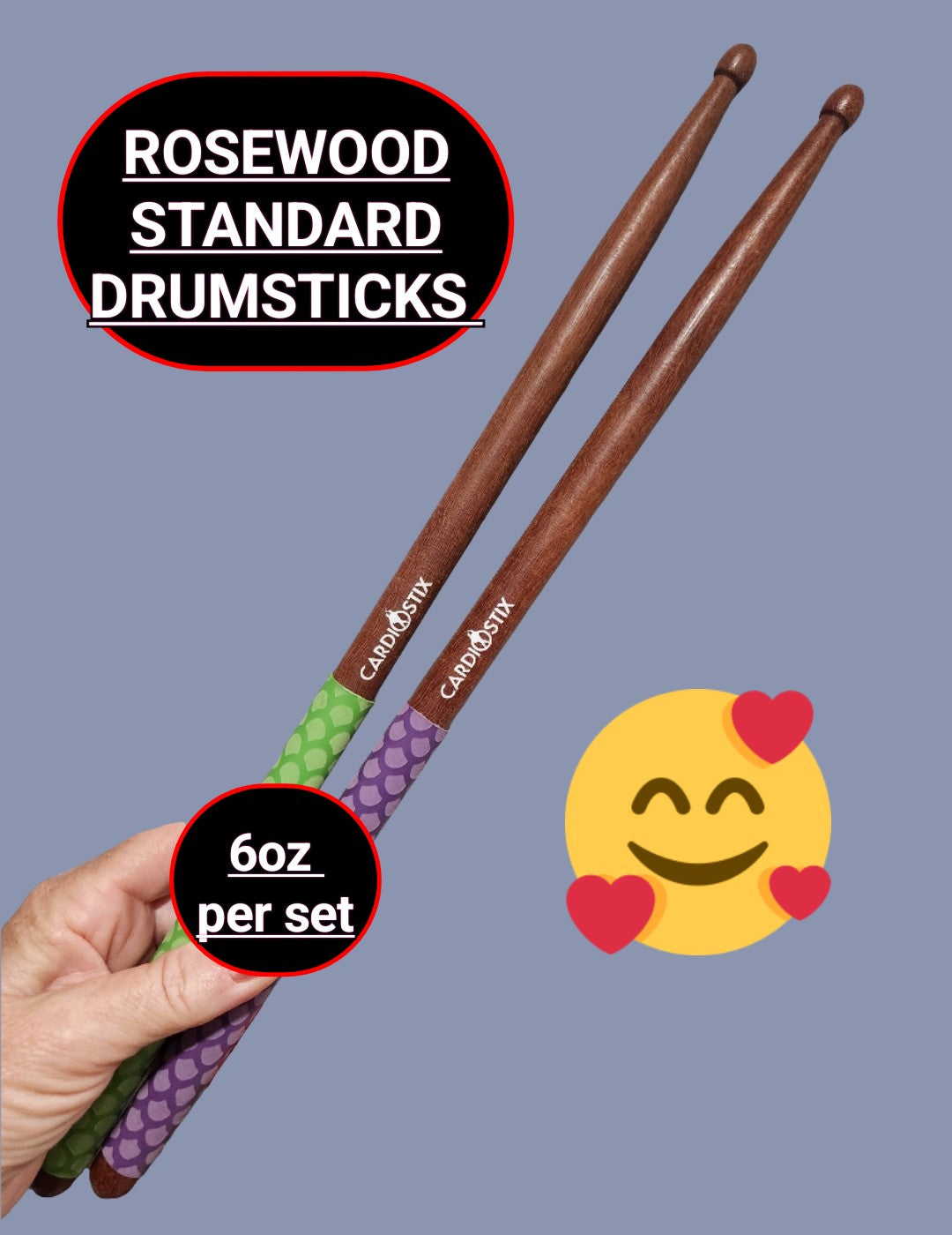 ROSEWOOD STANDARD DRUMSTICKS-NEW PRODUCT/INTRO PRICED!!!