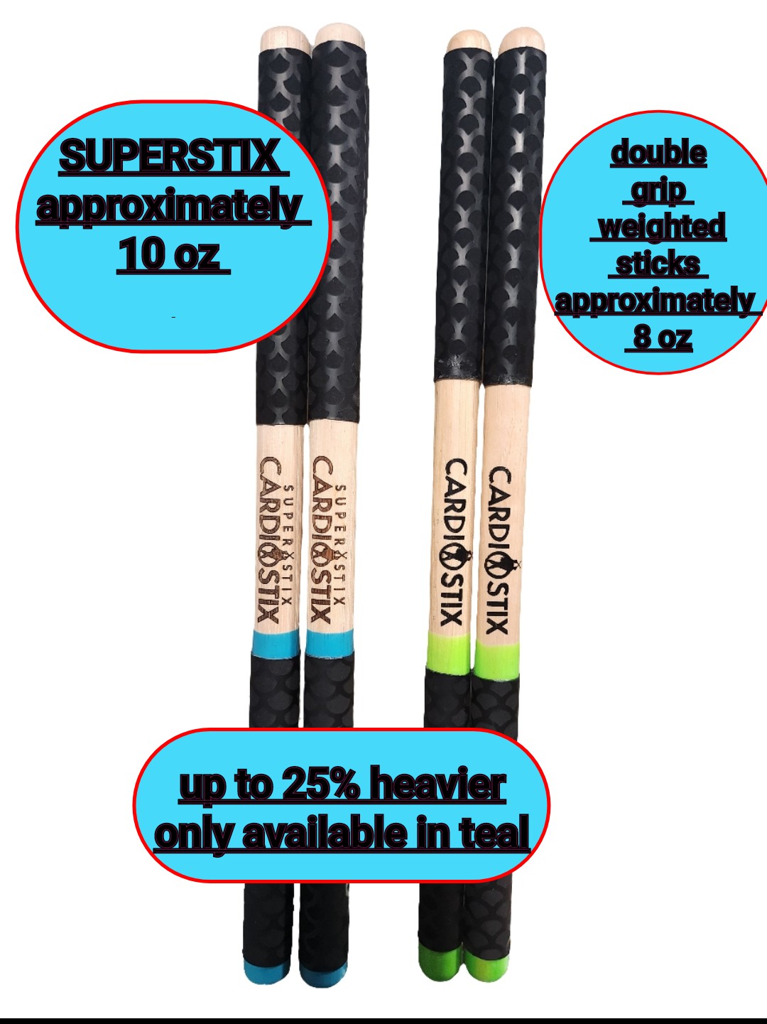 SUPERSTIX 10oz sticks(per set)new product now in stock!