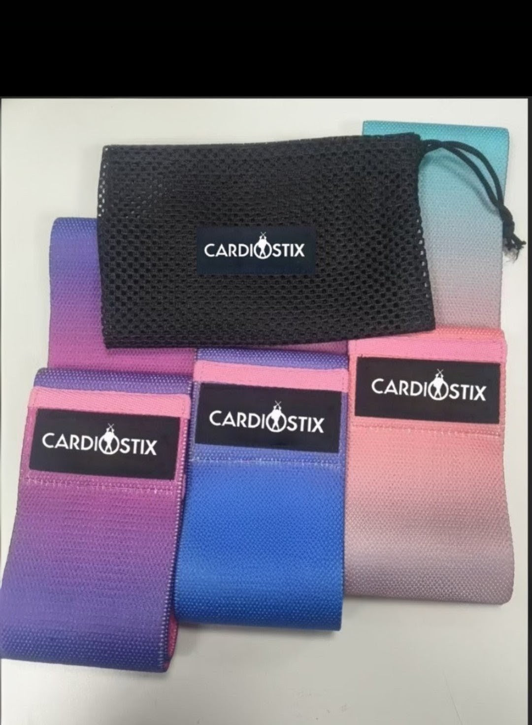 TIE DYE RESISTANCE BANDS WITH FREE CARRY BAG!