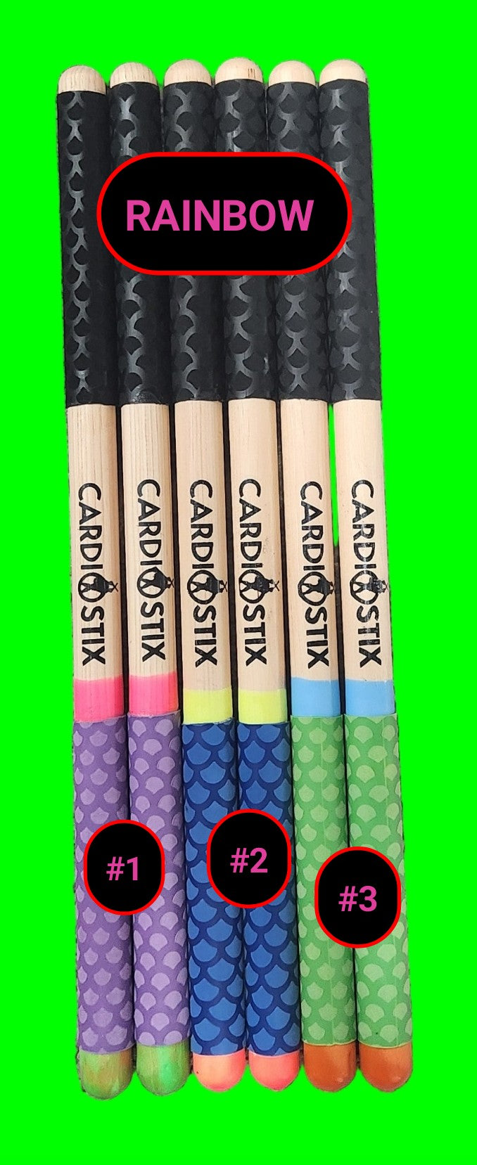 PREMIUM WEIGHTED RAINBOW STICKS