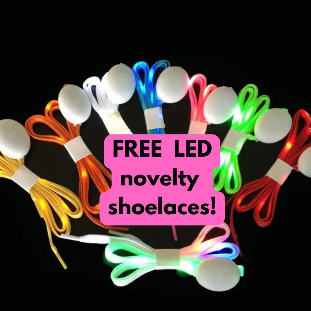 RECHARGEABLE LIGHTED SHOES BUNDLE-set to arrive February 2026!!!!