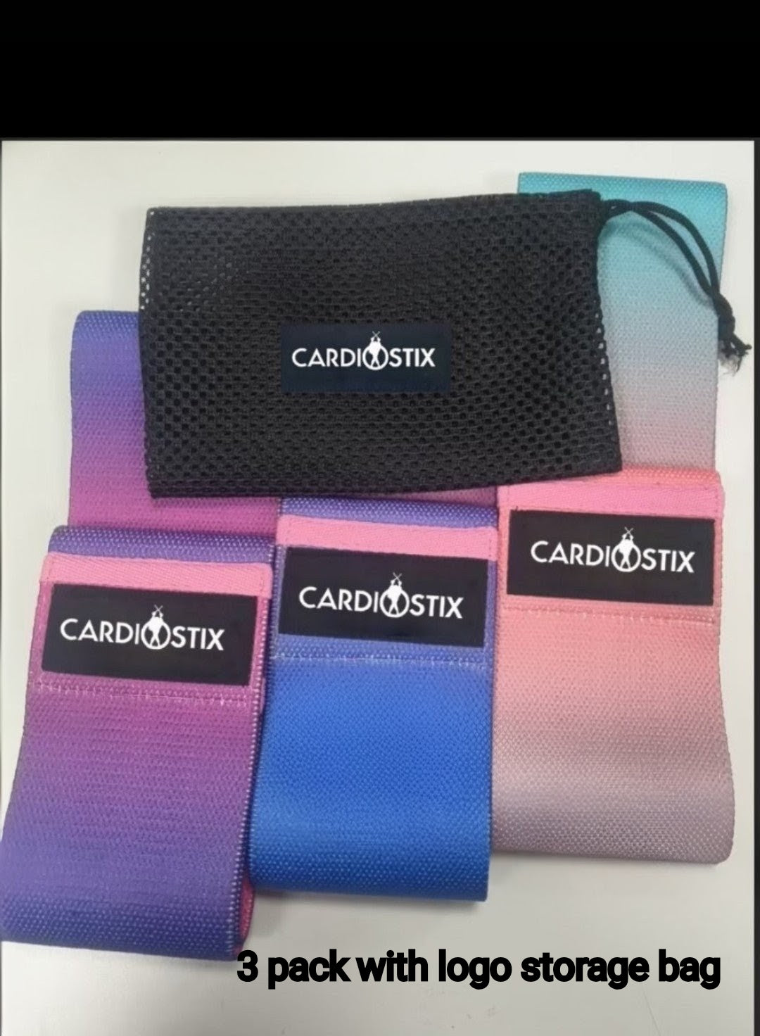 TIE DYE RESISTANCE BANDS WITH FREE CARRY BAG!