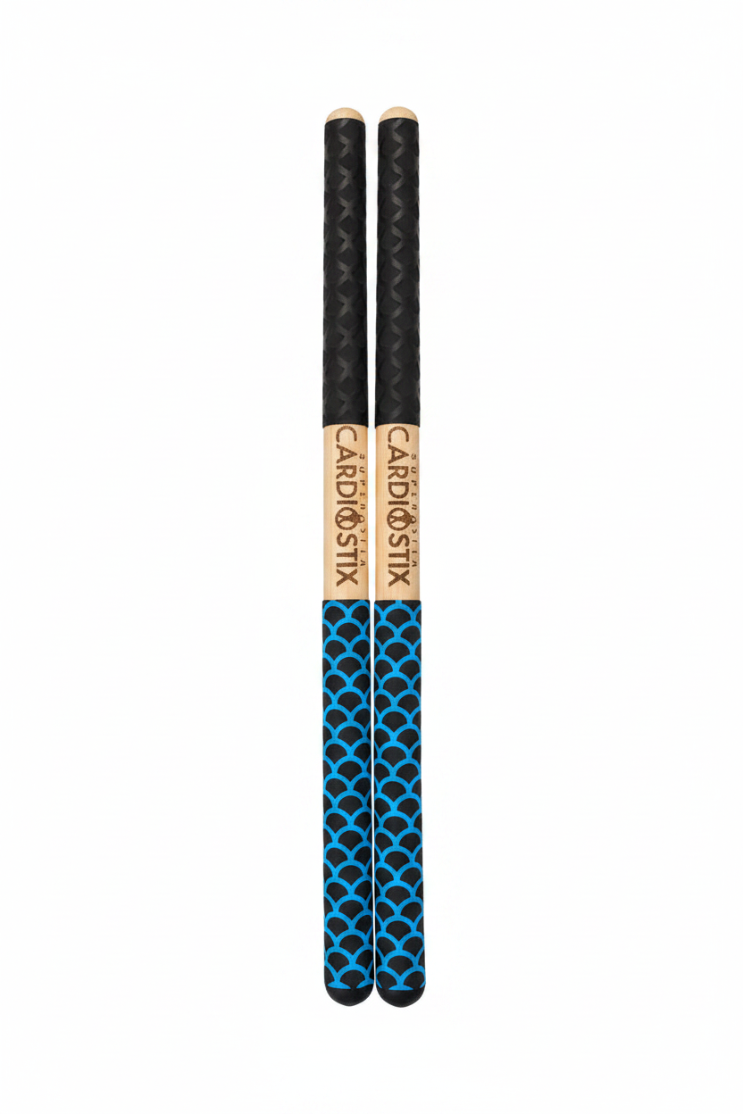 Superstix Premium Double Grips with Bonus Grip — Sticks Only or choose combo w/ball