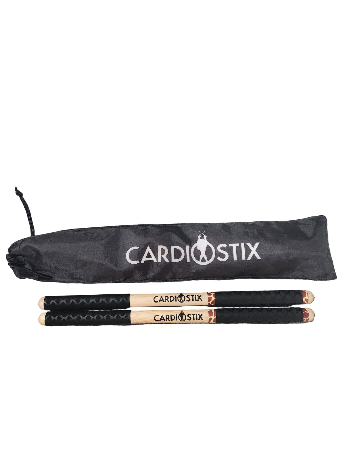 PREMIUM WEIGHT &quot;DESIGNER&quot; DOUBLE GRIP DRUMSTICKS 1 PR. W/BAG