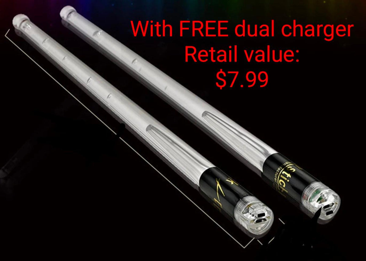 LIGHT UP DRUMSTICKS &amp; MORE-RECHARGEABLE DRUMSTICKS