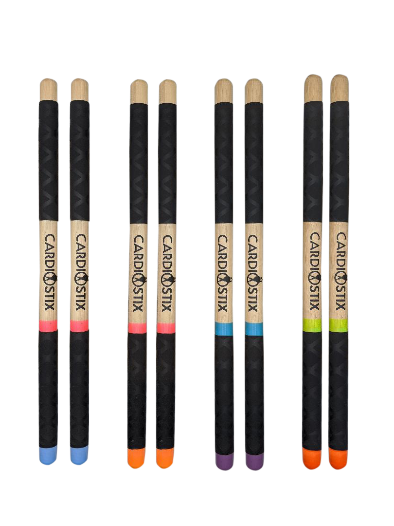 PREMIUM WEIGHT DESIGNER DOUBLE GRIP DRUMSTICKS 1 PR. W/BAG