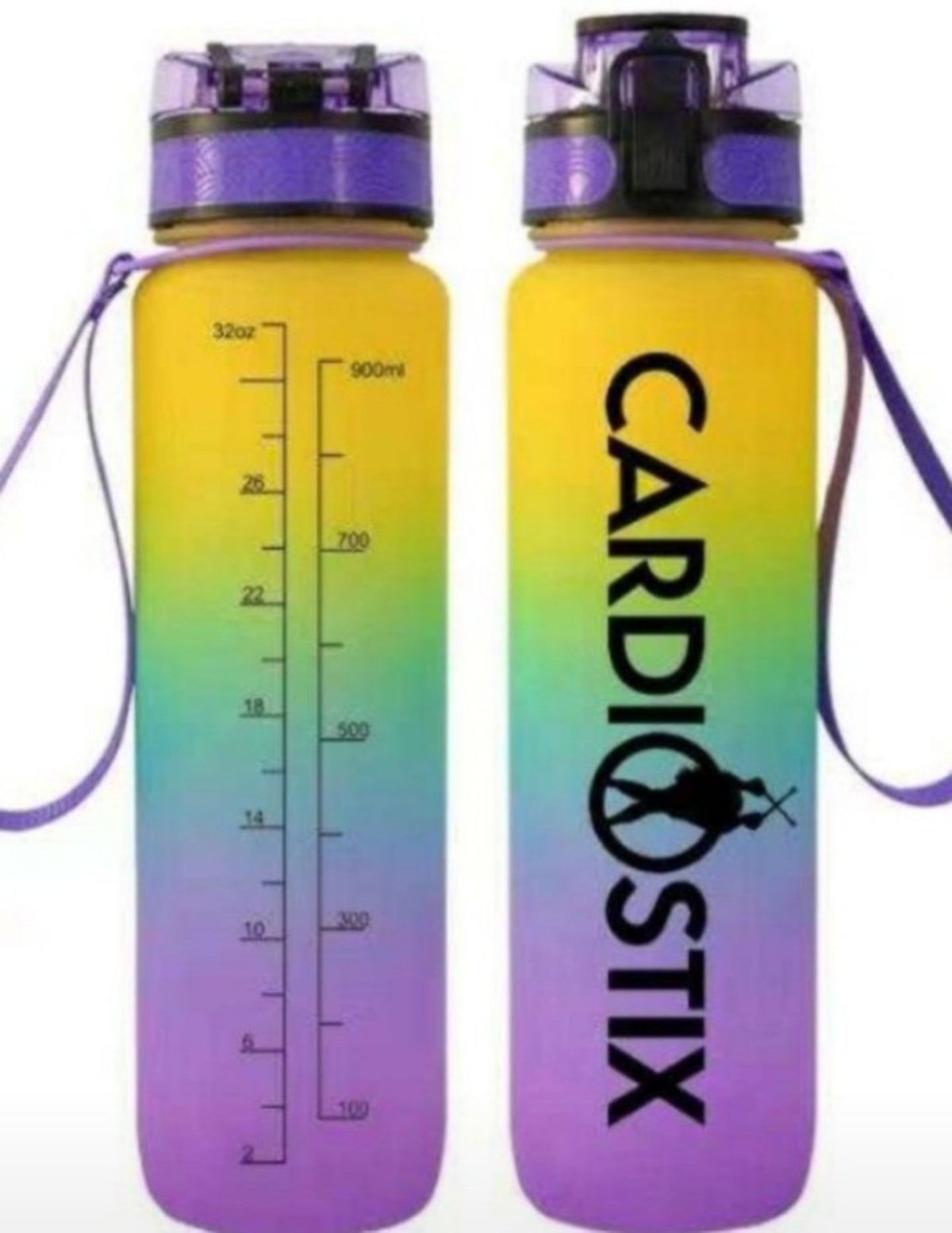 CARDIOSTIX 32 OZ TIE DYE WATER BOTTLE