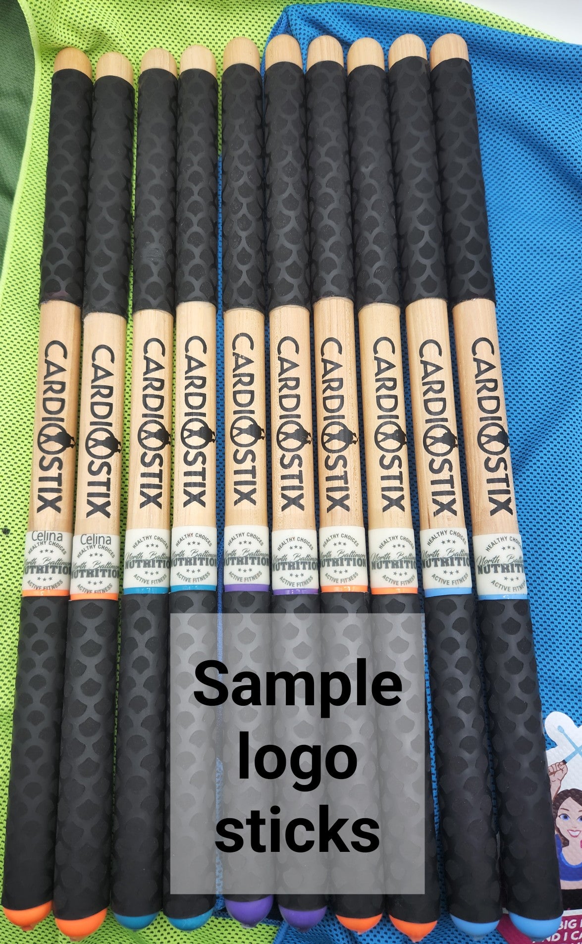 CUSTOMIZED PREMIUM WEIGHT DOUBLE GRIPS W/BAG&quot;